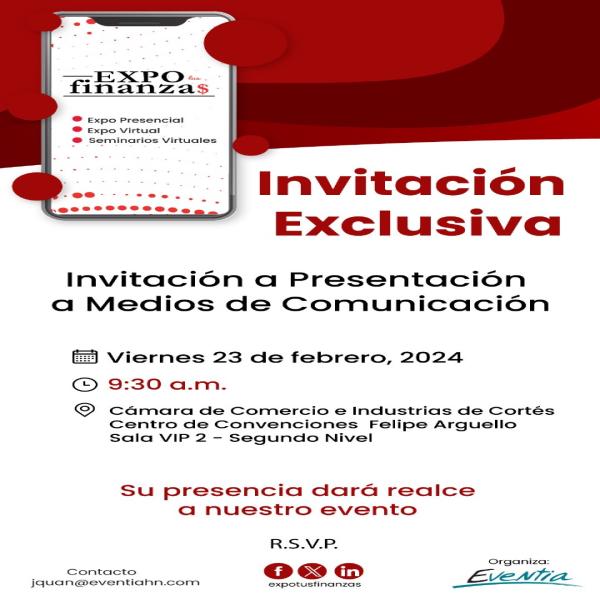 Invitación Prensa: Lanzamiento de Expo Finanzas en SPS