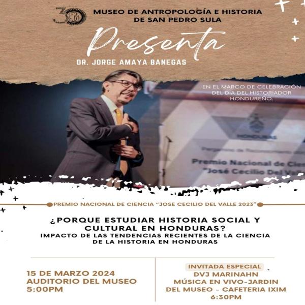 Conversatorio: ¿Por qué estudiar historia social y cultural en Honduras? 