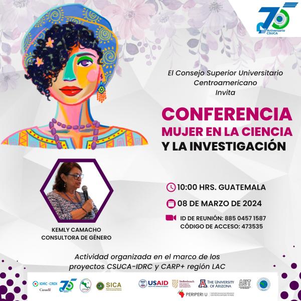 Conferencia: Mujer en la ciencia y la investigación 
