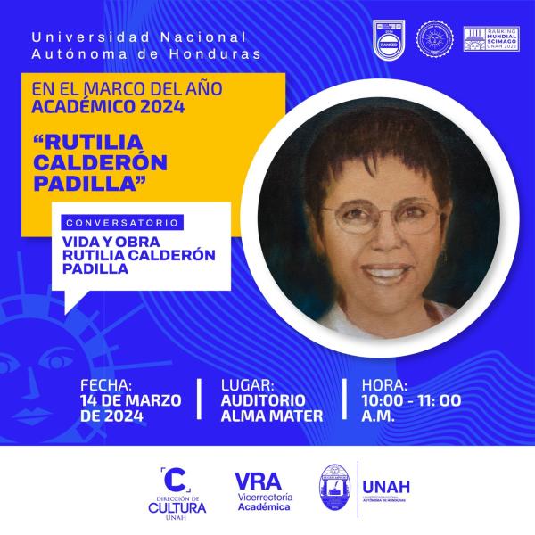 Conversatorio: Vida y obra se Rutilia Calderón Padilla 