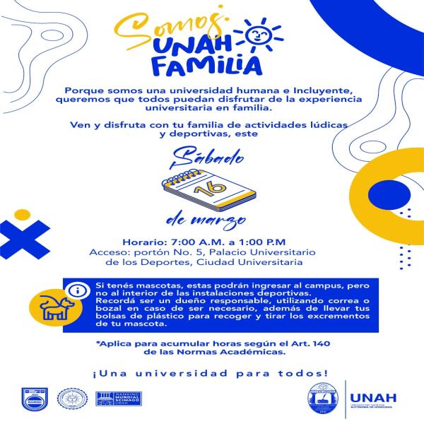 UNAH: Actividades lúdicas y deportivas 