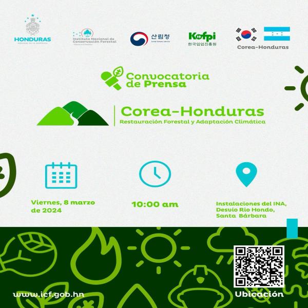 Convocatoria de Prensa: Restauración en al menos 3 Municipios en el departamento de Santa Bárbara