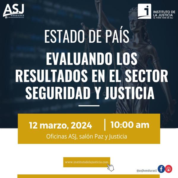 Presentación de Resultados del sector seguridad y justicia