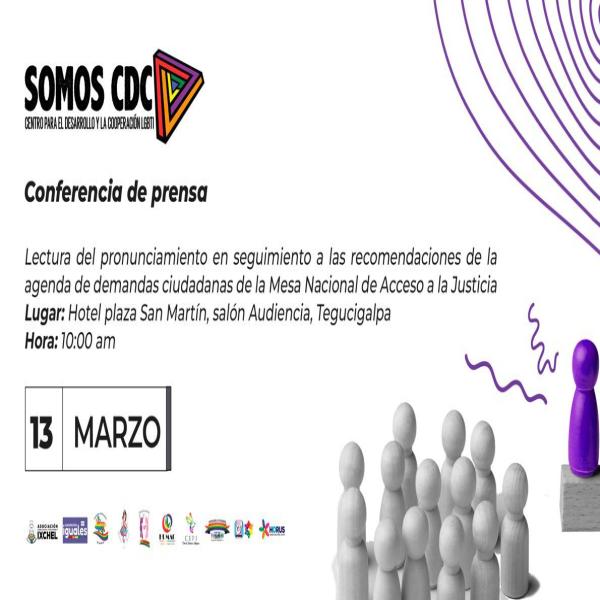 Conferencia de prensa: Pronunciamiento sobre las recomendaciones de la agenda de demandas ciudadanas  