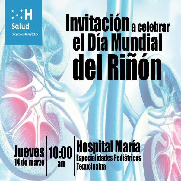 Invitación a la prensa: Invitación a celebrar el Día Mundial del Riñón 