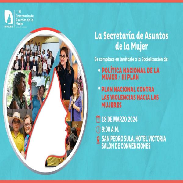 Socialización de la Política Nacional de la Mujer 