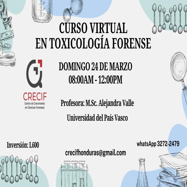 Curso virtual en toxicología Forense 