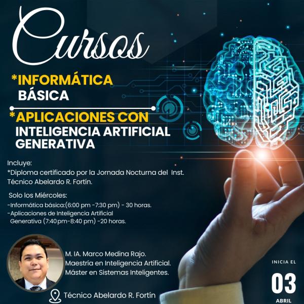 Cursos: Informática básica – Aplicaciones con Inteligencia Artificial Generativa 