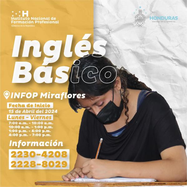 Cursos de “inglés básico, intermedio, medio, avanzado y conversacional" modalidad presencial 