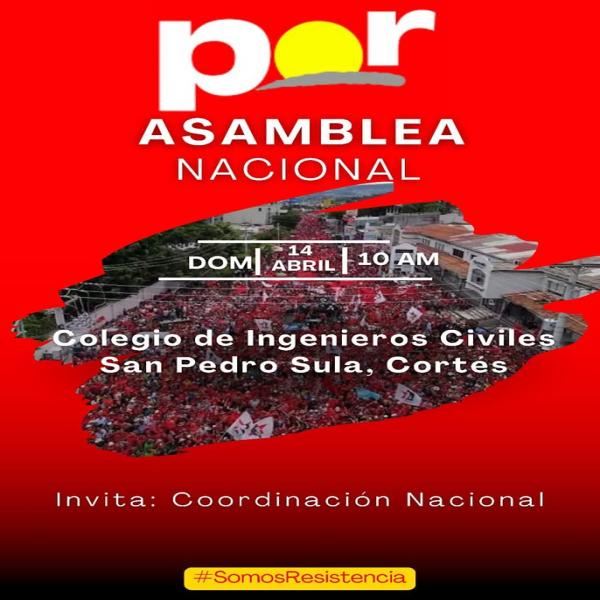 Asamblea Nacional Movimiento POR – Partido Libre 