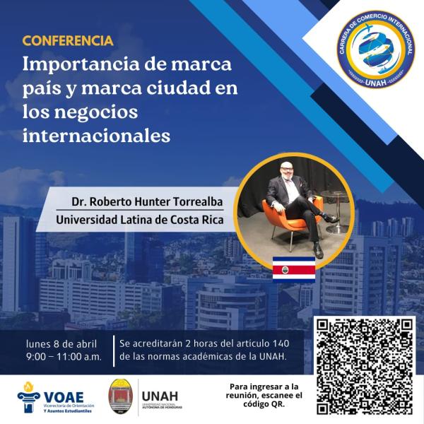 Conferencia: "Importancia de La Marca País y Marca Ciudad en los Negocios Internacionales