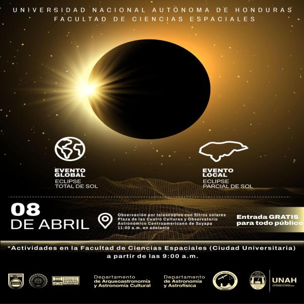 Puedes ver el Eclipse Solar en la UNAH 