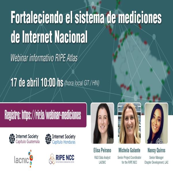 Webinar: "Fortaleciendo el sistema de mediciones de Internet Nacional