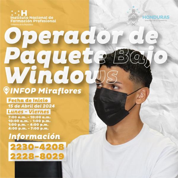Capacitación: “Operador de Paquete Bajo Windows”