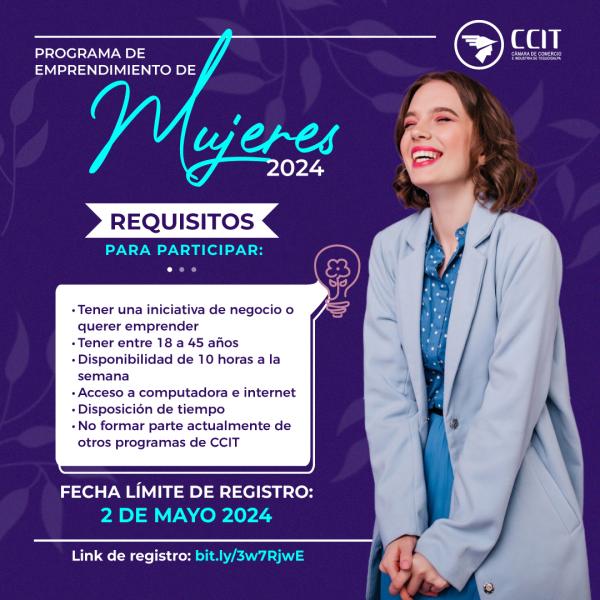 Programa de Emprendimiento de Mujeres 2024