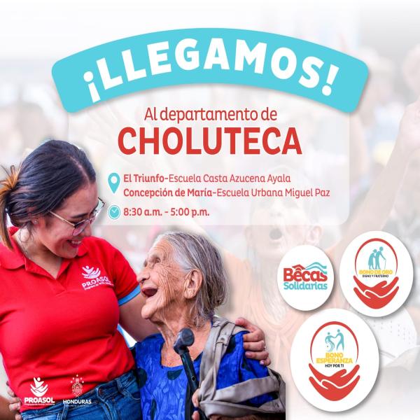 Entrega de Bonos PROASOL – Choluteca 