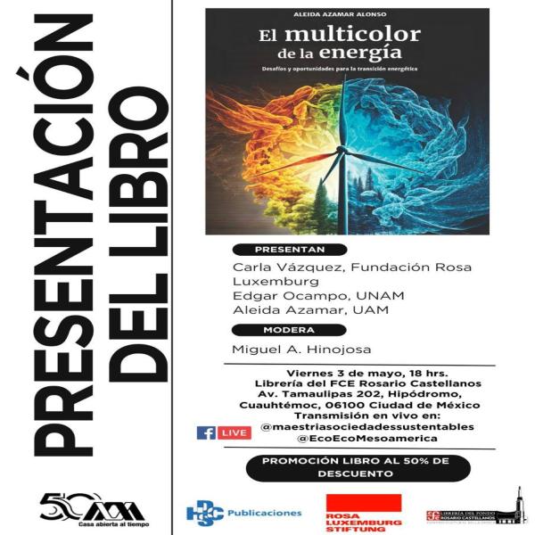 Presentación del Libro: El multicolor de la energía. Desafíos y oportunidades para la transición energética