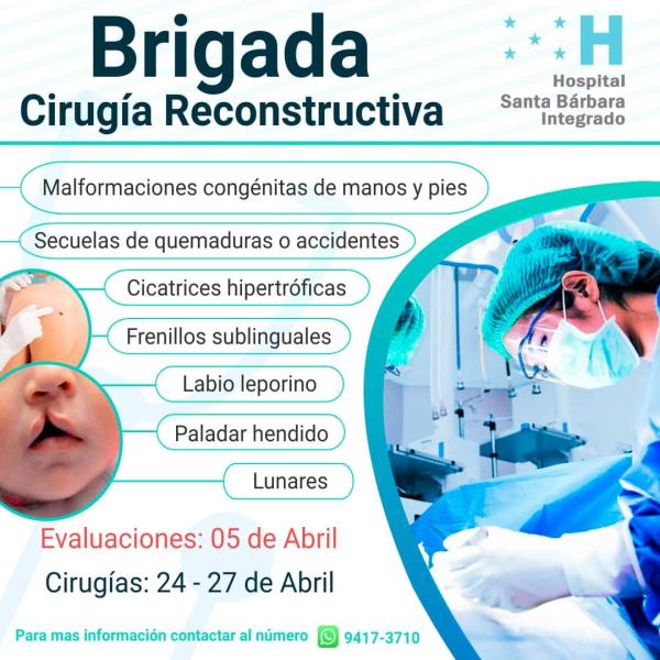 Brigada Cirugía Reconstructiva – Santa Bárbara 