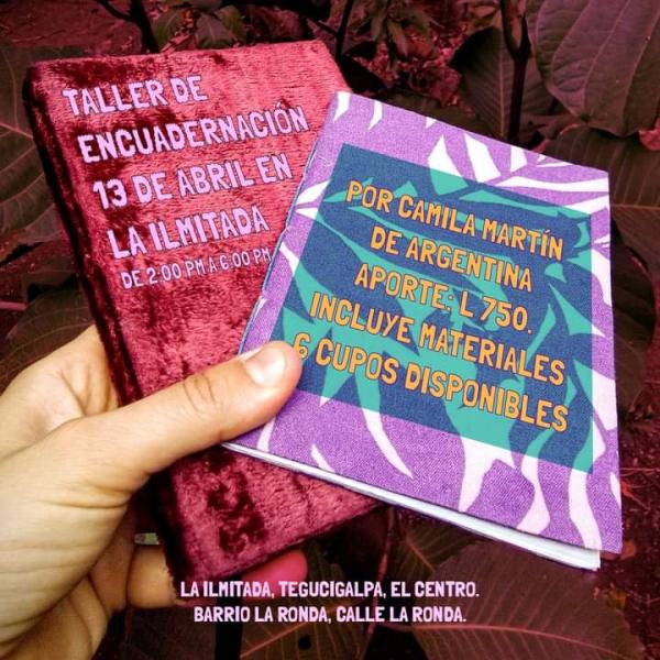 Inscripciones: Taller de Encuadernación 