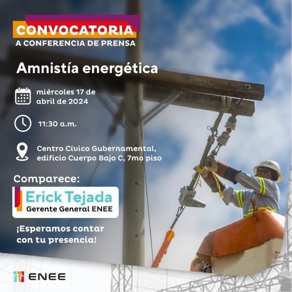 Conferencia de Prensa sobre la Amnistía Energética