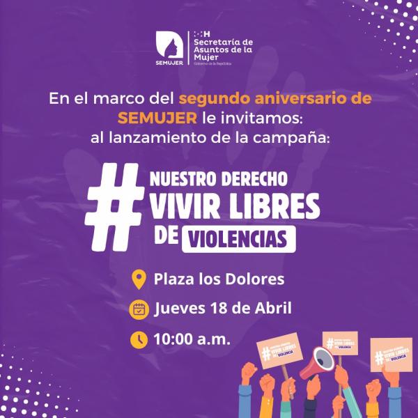 Lanzamiento de la campaña de prevención de violencia contra las mujeres