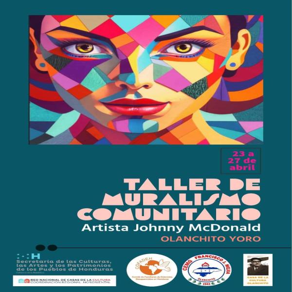 Taller de Muralismo en Olanchito, Yoro 