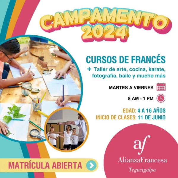 Cursos de Francés: Campamento 2024 
