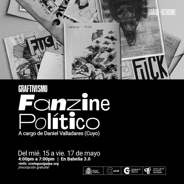 Gaftivismo: Taller de Fanzine Político a cargo de Daniel Valladares