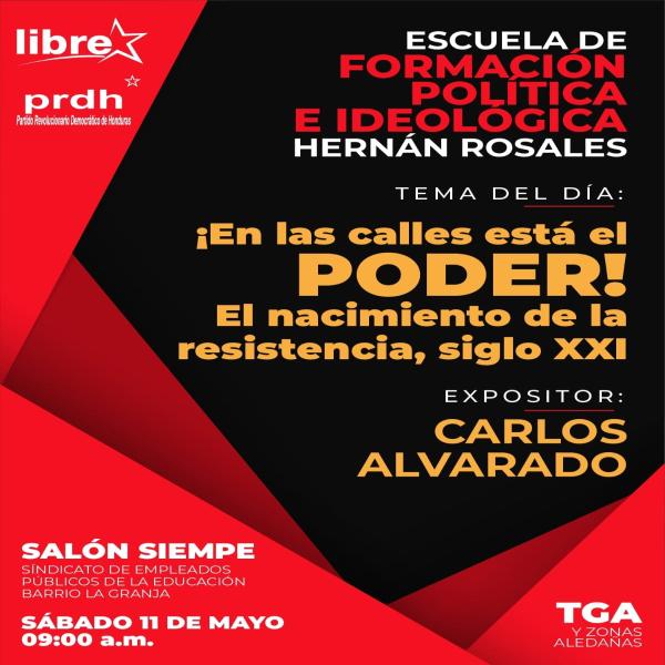 Taller: En las calles está el poder. El nacimiento de la resistencia, siglo XXI 