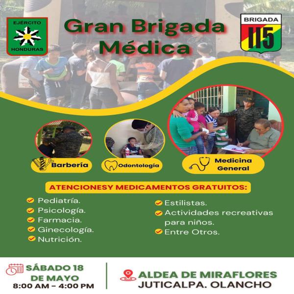 Gran Brigada Médica – Juticalpa, Olancho 