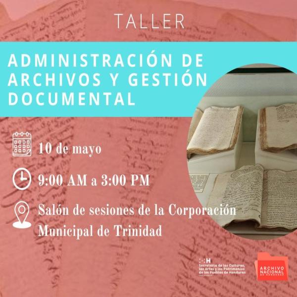 Taller: Administración de Archivos y Gestión Documental  