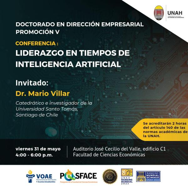 Conferencia: Liderazgo en tiempos de Inteligencia Artificial 