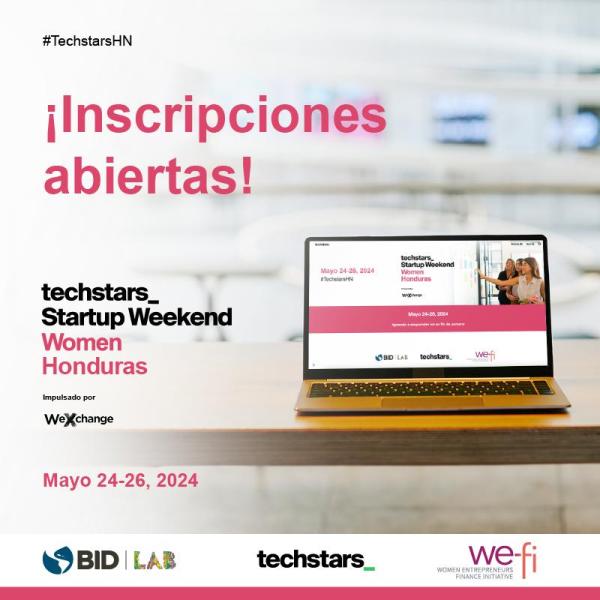 ¡Atención mujeres emprendedoras de Honduras! Techstars Startup Weekend Women es su oportunidad para destacar.