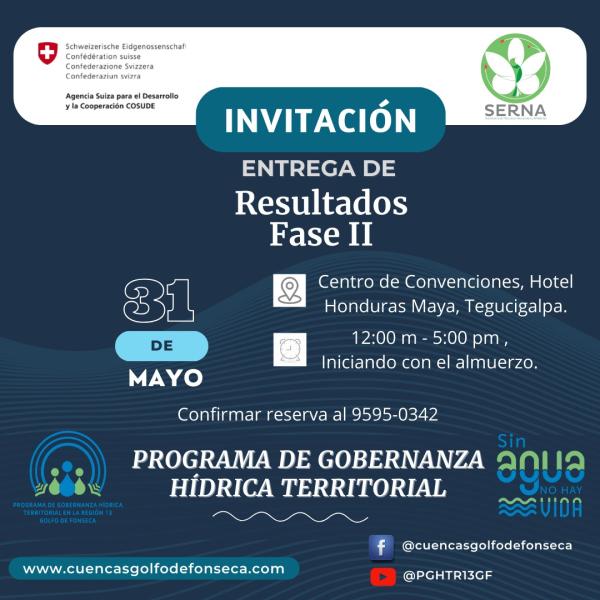 Entrega de Resultados Fase II: Programa de Gobernanza Hídrica Territorial  
