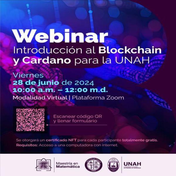 Webinar: Introducción al Blockchain y Cardano para la UNAH 