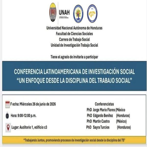 Conferencia Latinoamericana de Investigación Social, "Un enfoque desde la disciplina del Trabajo Social"