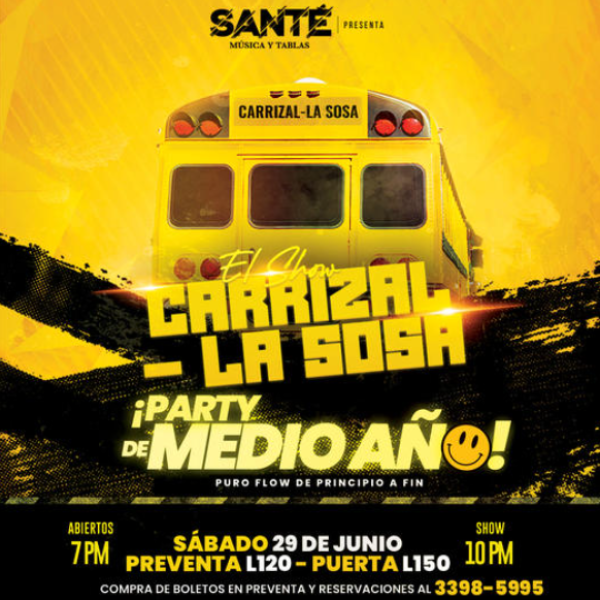 Party de medio año con el Show Carrizal - La Sosa