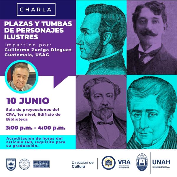 Charla: Plazas y Tumbas de personajes ilustres 
