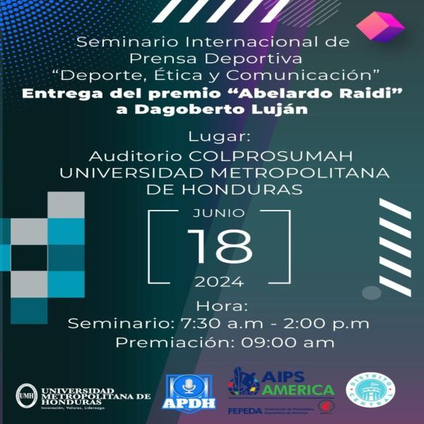 Seminario Internacional de Prensa Deportiva y entrega del premio “Abelardo Raidi” 