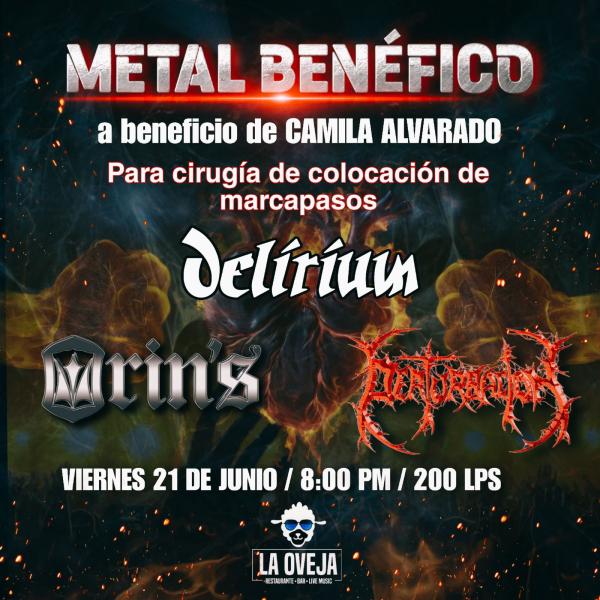 Metal Benéfico a beneficio de Camila Alvarado 