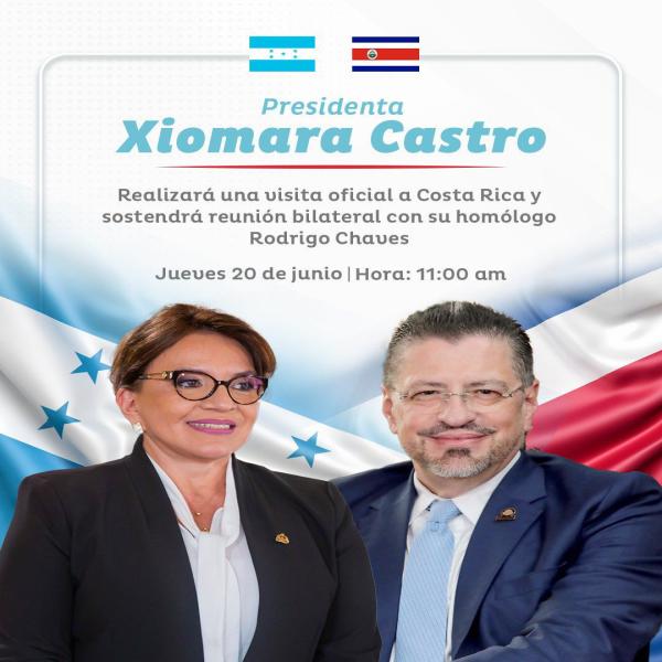 Presidenta Xiomara Castro: Visita oficial a Costa Rica 