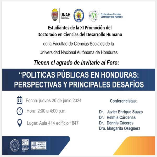 Foro: Políticas Públicas en Honduras: Perspectivas y Principales Desafíos 
