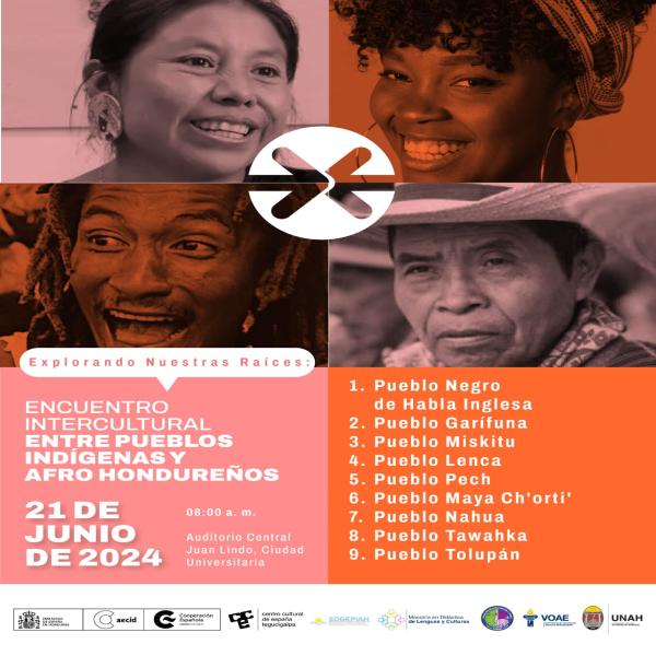 Evento cultural: Explorando Nuestras Raíces: Un Encuentro Intercultural entre Pueblos Indígenas y Afro Hondureños