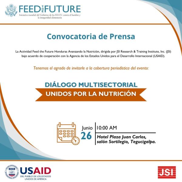 Diálogo Multisectorial: Unidos por la Nutrición