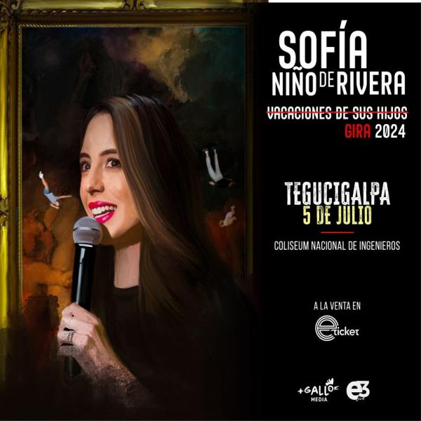 Sofía Niño de Rivera llega a Honduras