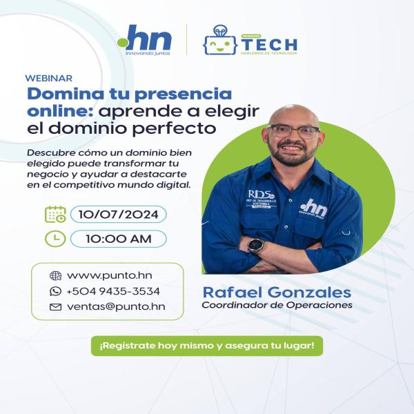 Webinar: Domina tu presencia online: aprende a elegir el dominio perfecto