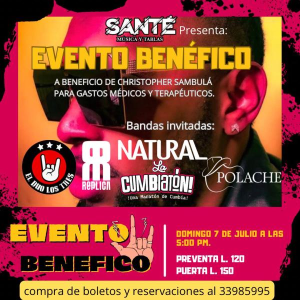 Domingo benéfico para apoyar a nuestro amigo Christopher Sambulá