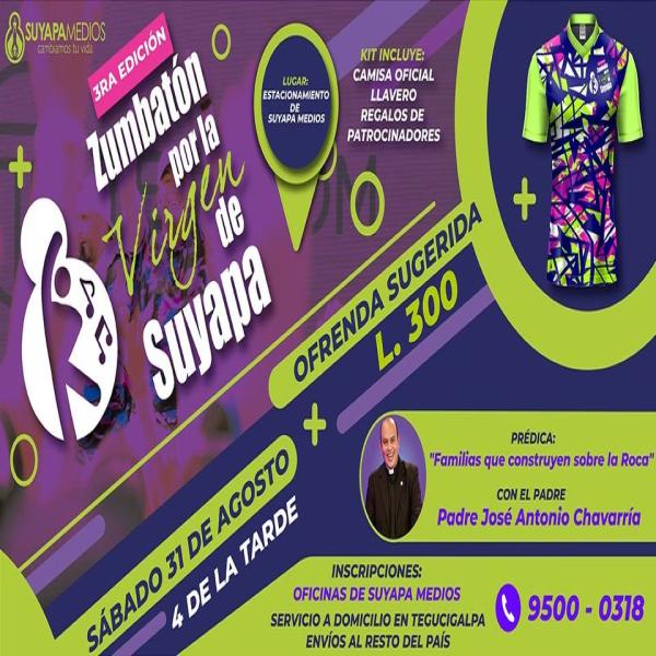 Zumbatón por la Virgen de Suyapa 
