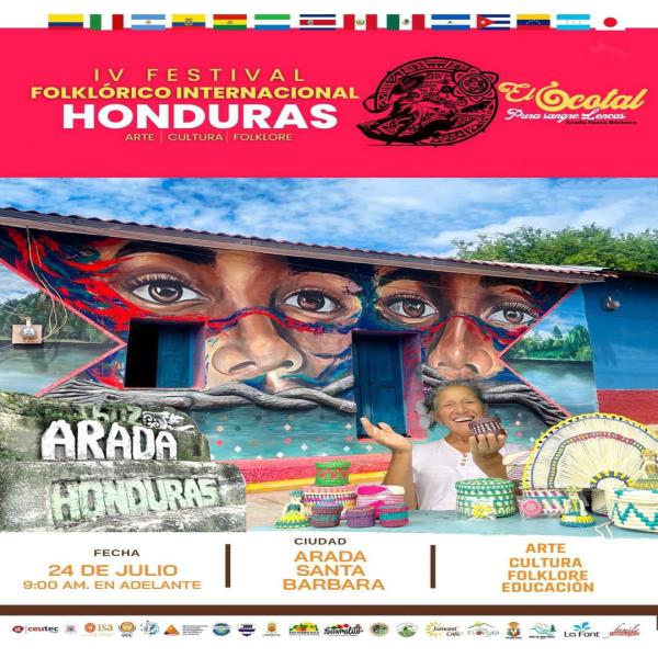 IV Festival Folklórico Internacional y I Congreso Internacional Epistemología de Artes en Arada, Santa Bárbara