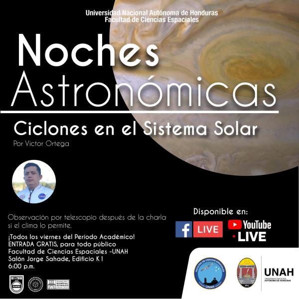 Noches Astronómicas: Ciclones en el Sistema Solar 